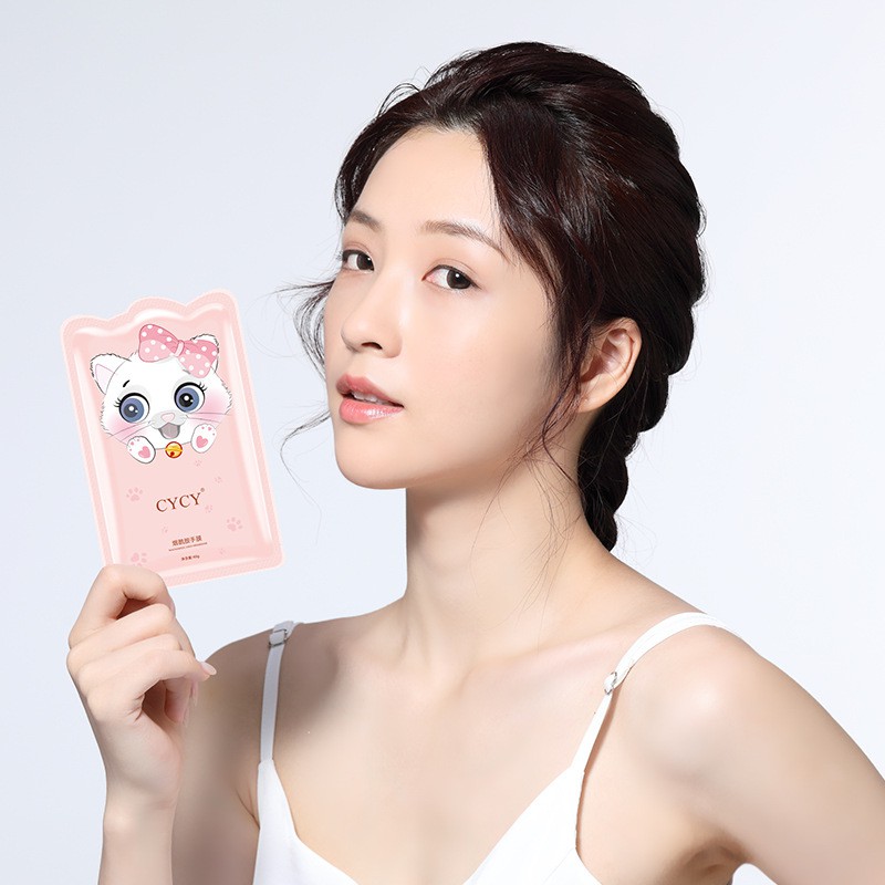 [Mã 77FMCGSALE1 giảm 10% đơn 250K] Mặt nạ dưỡng tay tinh chất sữa dê Niacinamide CyCy mèo nơ hồng Senabeauty | BigBuy360 - bigbuy360.vn