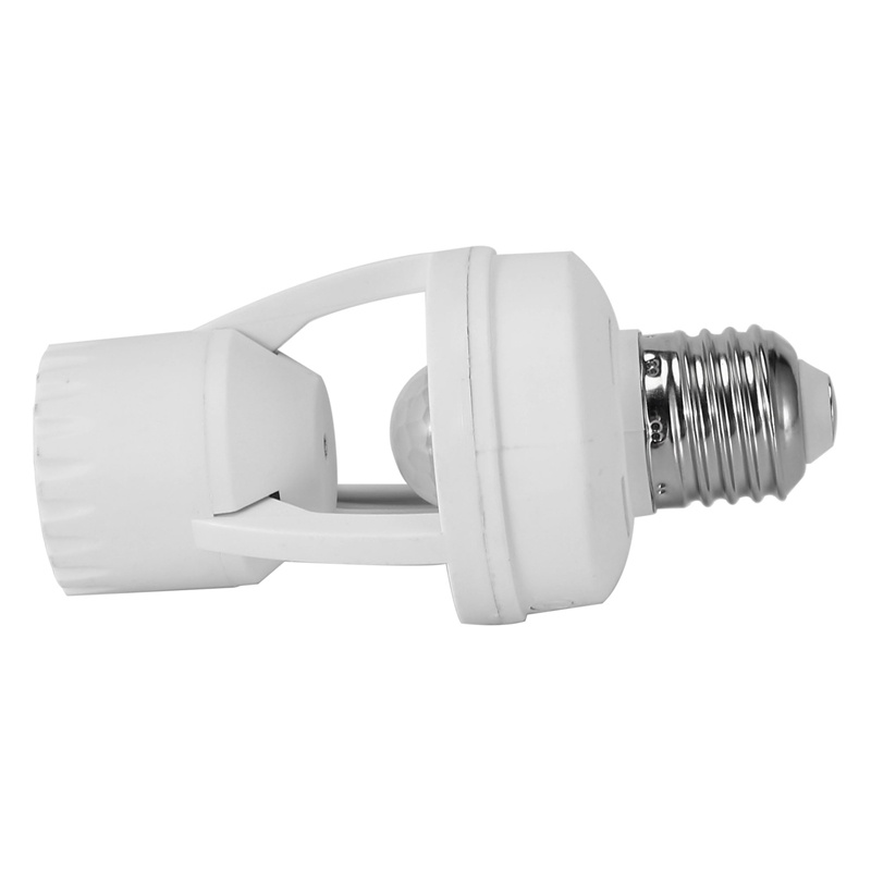 Đuôi Đèn AC 110-220V Cảm Biến Chuyển Động Xoay 360 Độ E27 Giá Đỡ