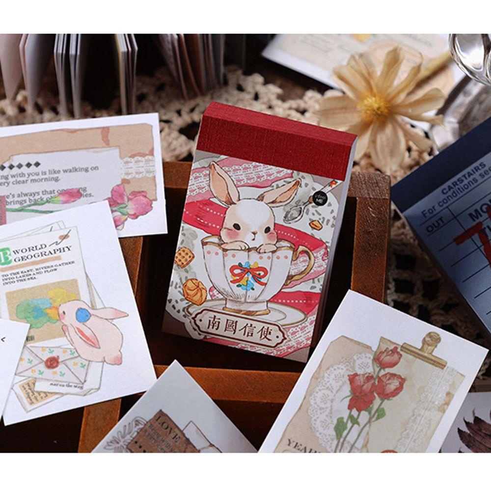 Set 50 Sticker Dán Trang Trí Sổ Tay / Nhật Ký / Đồ Dùng Di Động DIY