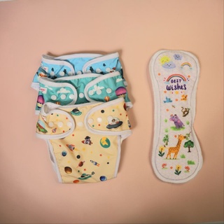 Miếng lót tã vải, bỉm vải Mommykids kháng khuẩn, siêu thấm hút, ngăn thấm ngược