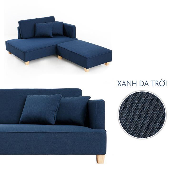 Ghế sofa phòng khách chữ L, Sofa dài phong cách Nhật Bản có thể thay đổi 4 kiểu dáng
