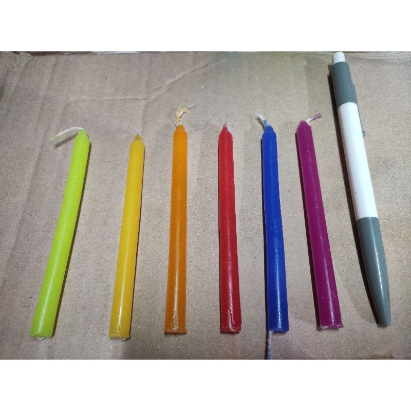 🎂🧨🏮100grĐÈN CẦY , NẾN 5 MÀU:Cam,hồng sen,xanh dương, đỏ, vàng,xanh lá  ĐỂ THẮP LỒNG ĐÈN TRUNG THU