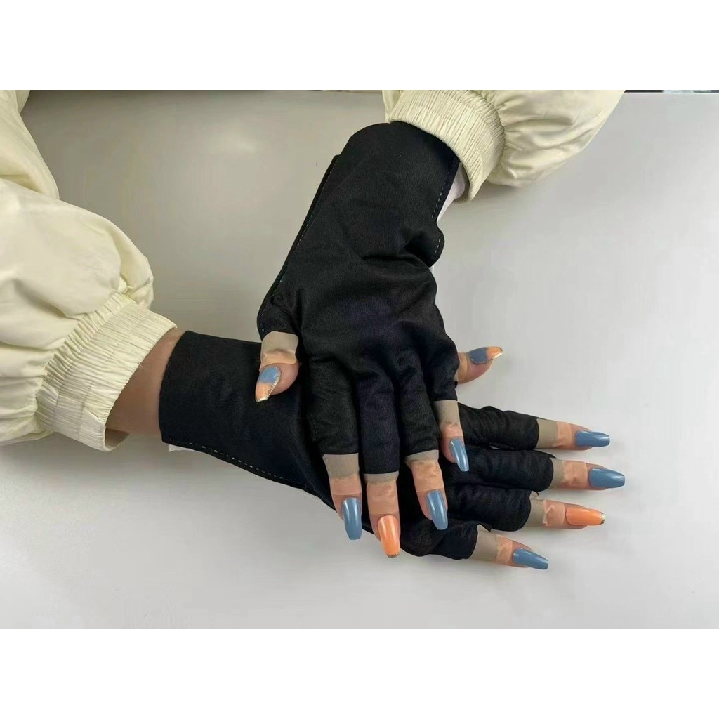 Găng tay chống tia UV salon nail