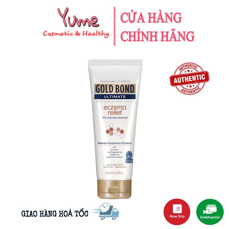 [Có bill]Kem dưỡng da ezecma relief Gold Bond 226gr