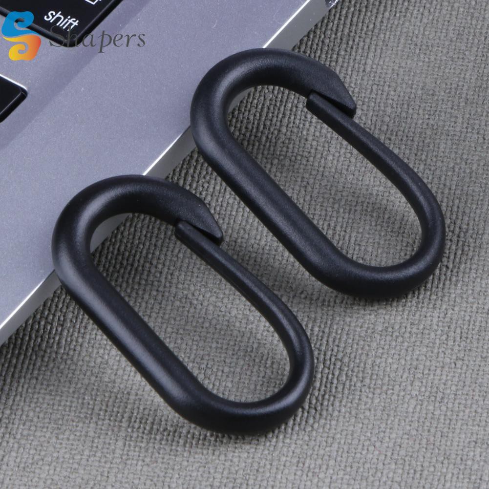 READY√S❀10pcs Carabiner Buckle Keychain U-Ring for Tactical MOLLE Webbing Backpack