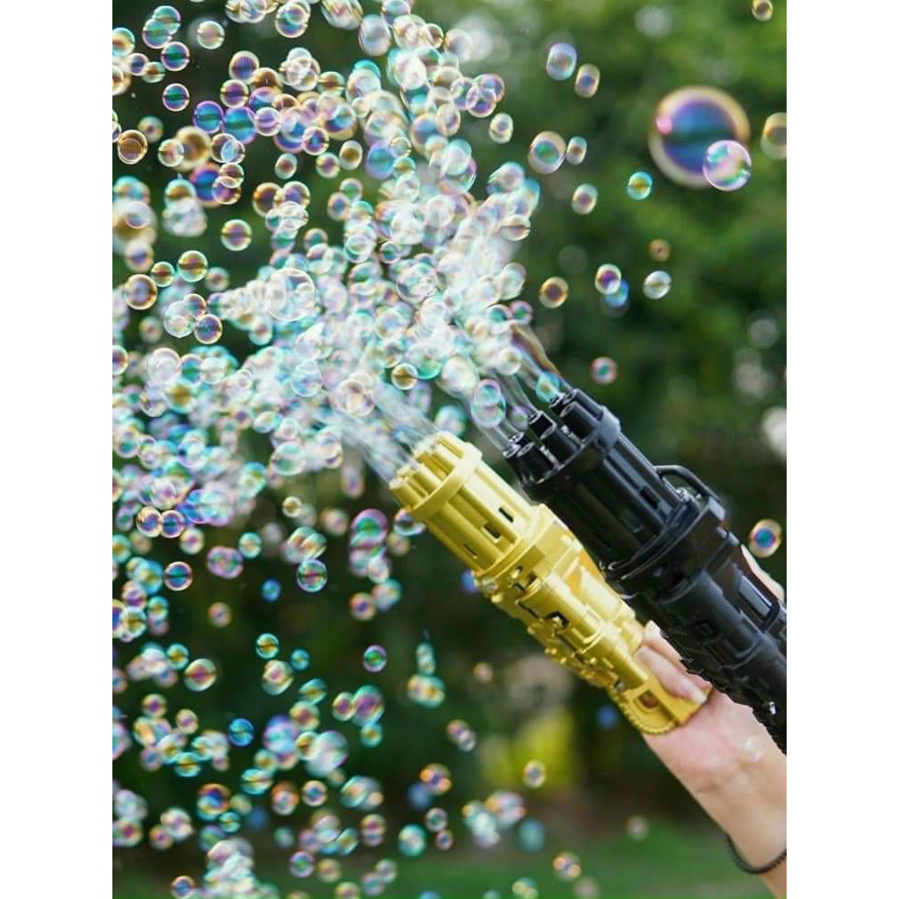 Máy Thổi Bong Bóng Tự Động 8 Lỗ Cho Bé