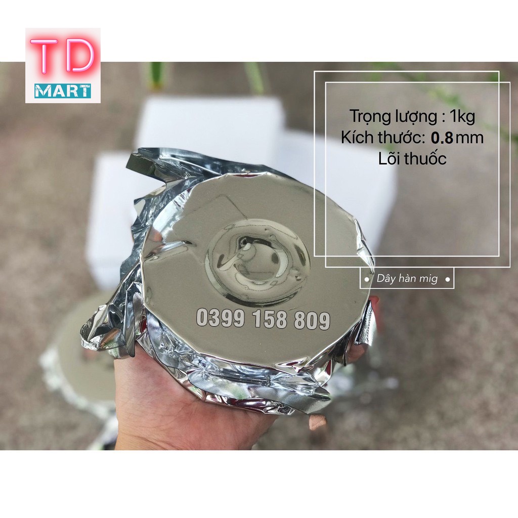 Cuộn Dây Hàn MIG 0.8mm 1Kg cho Máy Hàn MIG mini Sasuke - Kenmax