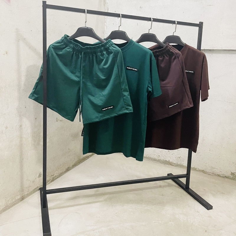 QUẦN SHORT UNISEX FORM ÂU RAGE OF THE SEA (ROTS)-BASIC LOGO