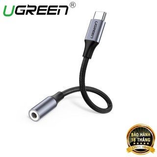 Cáp chuyển đổi USB type C sang 3.5mm UGREEN AV142 30632 - Hàng Chính Hãng