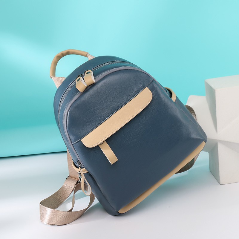 Ba Lô Da Mềm Thiết Kế Nhỏ Gọn Thời Trang Trẻ Trung Cho Nữ