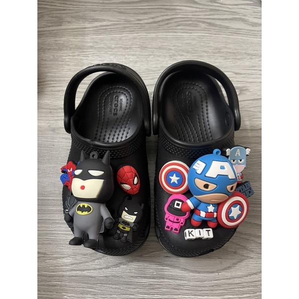 Dép nam đen bát man kh KIT