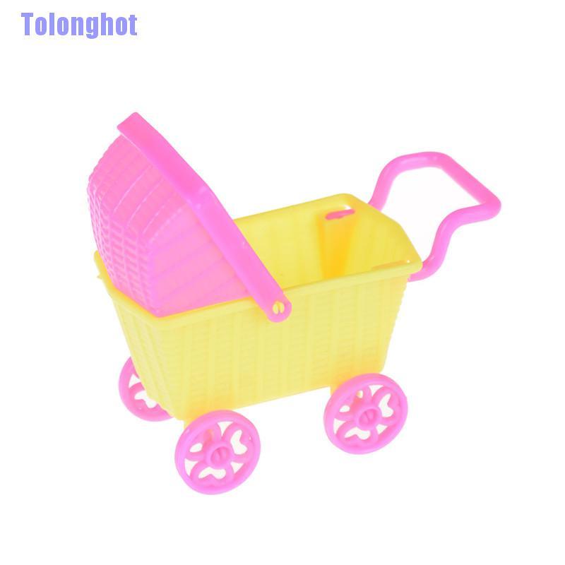 Tolonghot> Mini Doll Shopping Cart Trolley Doll House Furniture Kid Toy For Doll