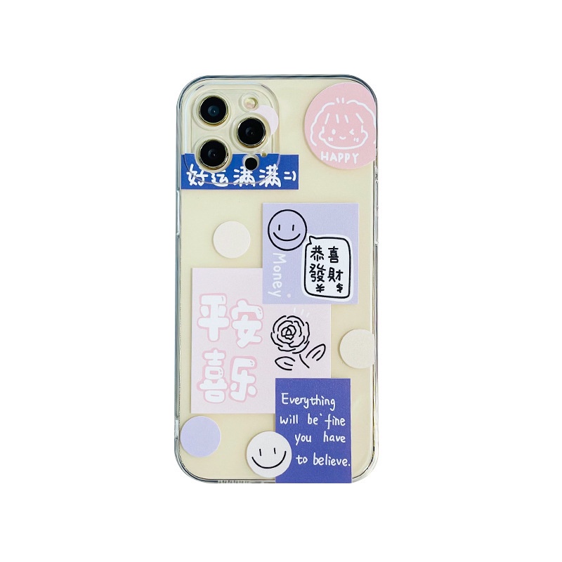 Ốp lưng iphone silicon vui nhộn Happy cho 6/6s/6splus/7/7plus/8/8plus/x//xs/11/12/pro/max/plus/promax t119