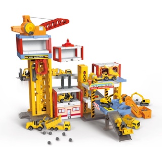 Bộ đồ chơi vecto lắp ráp công trình xây dựng vt902