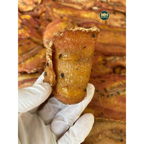 Chuối Sấy Dẻo Nhà Làm Mộc Nguyên Gói 500g