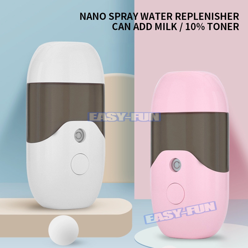 Máy Phun Sương Xông Hơi Mặt NaNo Mini Cầm Tay 50ML