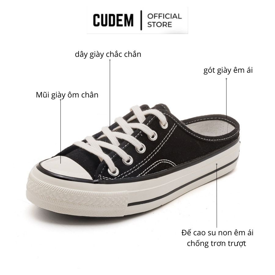 Giày sục lười đạp gót nữ S10