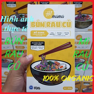 Bún / Mì Rau Củ Hữu Cơ HiMama 300gr DALAHOUSE - Mì Rau Củ Hữu Cơ [Chính Hãng]