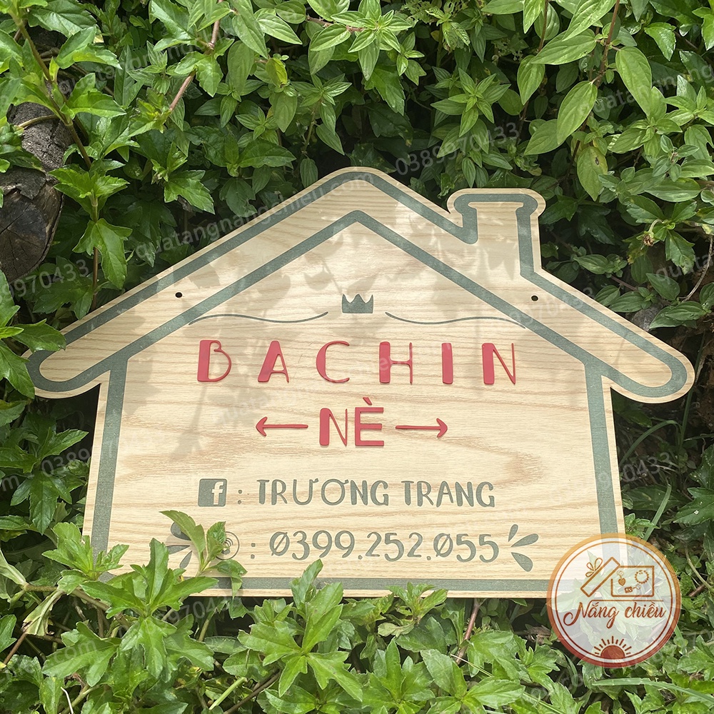 Bảng Tên Shop - Bảng Gỗ Khắc Tên - Khắc tên, thương hiệu shop - Theo yêu cầu ( Siêu Rẻ)
