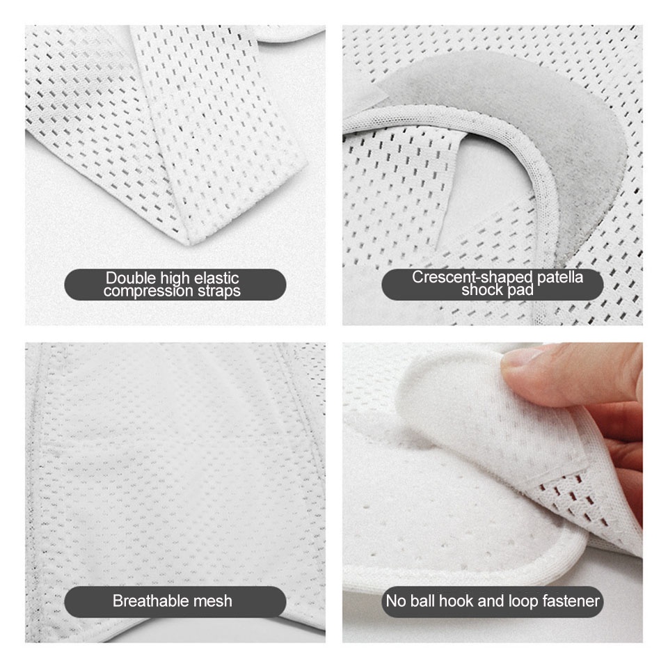AOLIKES Miếng đệm hỗ trợ đầu gối thoáng khí hỗ trợ làm giảm đau khớp hiệu quả
