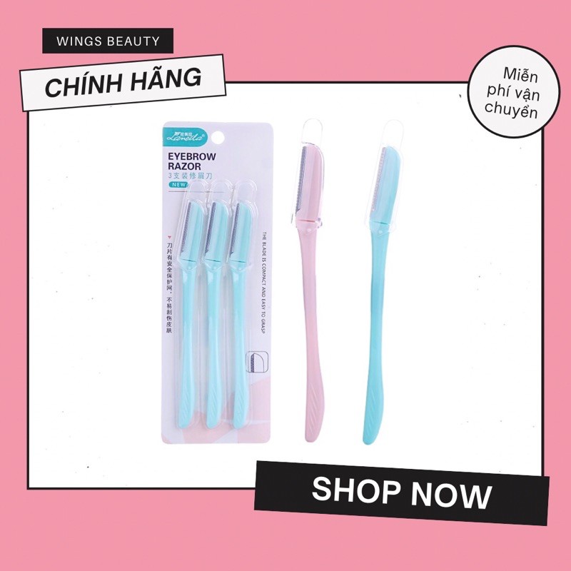 LANEILA - Dao cạo lông mày Eyebrow Razor x3