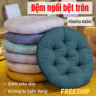 Đệm ngồi bệt tròn kiểu Nhật, nệm lót ghế nhiều màu bông tiệt trùng tự nhiên NANALI STORE