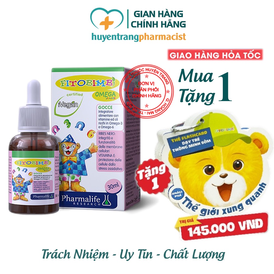 ✔️️️(Tặng Quà Xinh) OMEGA JUNIOR - Trẻ Thông Minh, Lanh Lợi Hơn