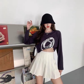Áo crop tay dài