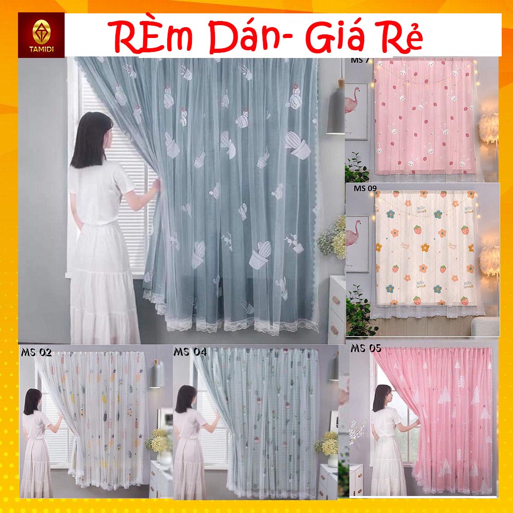 Rèm cửa dán tường, rèm cửa dán chống nắng trang trí cửa sổ-Gia Ân