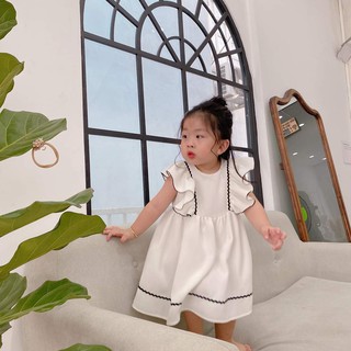 [Thiết kế] Váy trắng cánh tiên cho bé gái