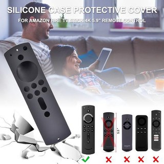 Silicone Case Protective Cover for Amazon Fire TV Stick 4K 5.9" Remote Control