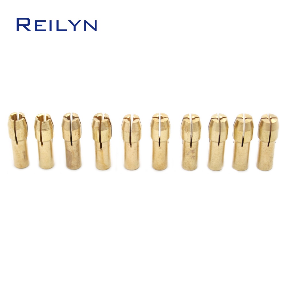 1 Cặp Đầu Kẹp Mũi Khoan 3mm M8 Bằng Đồng Thau Cho Máy In dremel