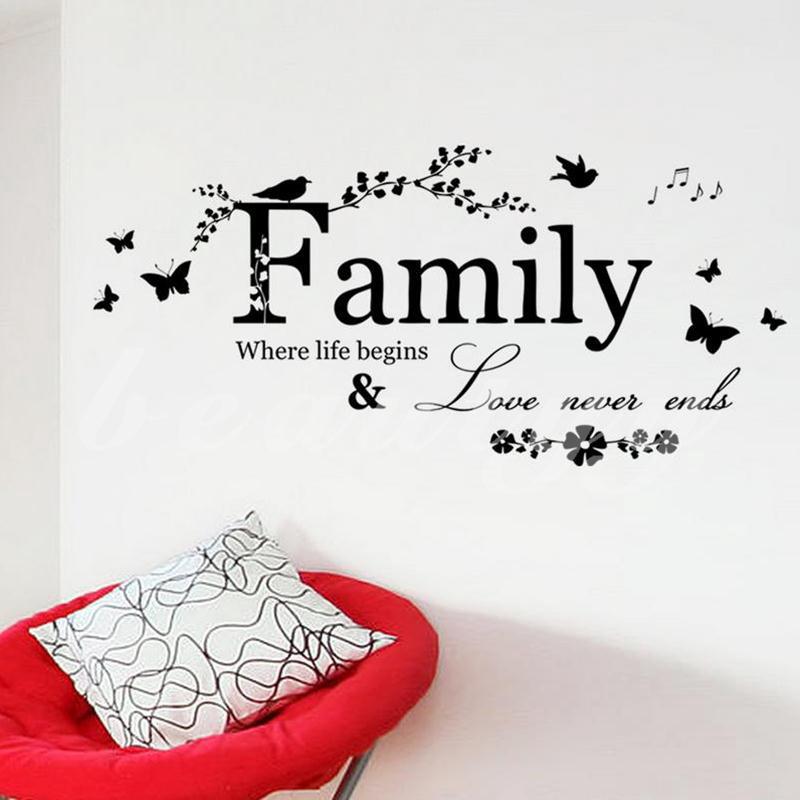 Decal dán tường chủ đề gia đình