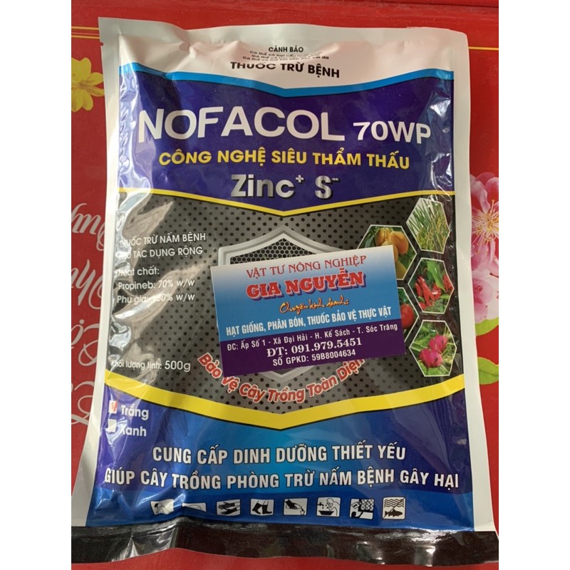 NOFACOL 500GR PHÒNG THÁN THƯ, XÌ MỦ TRÊN CÂY TRỒNG