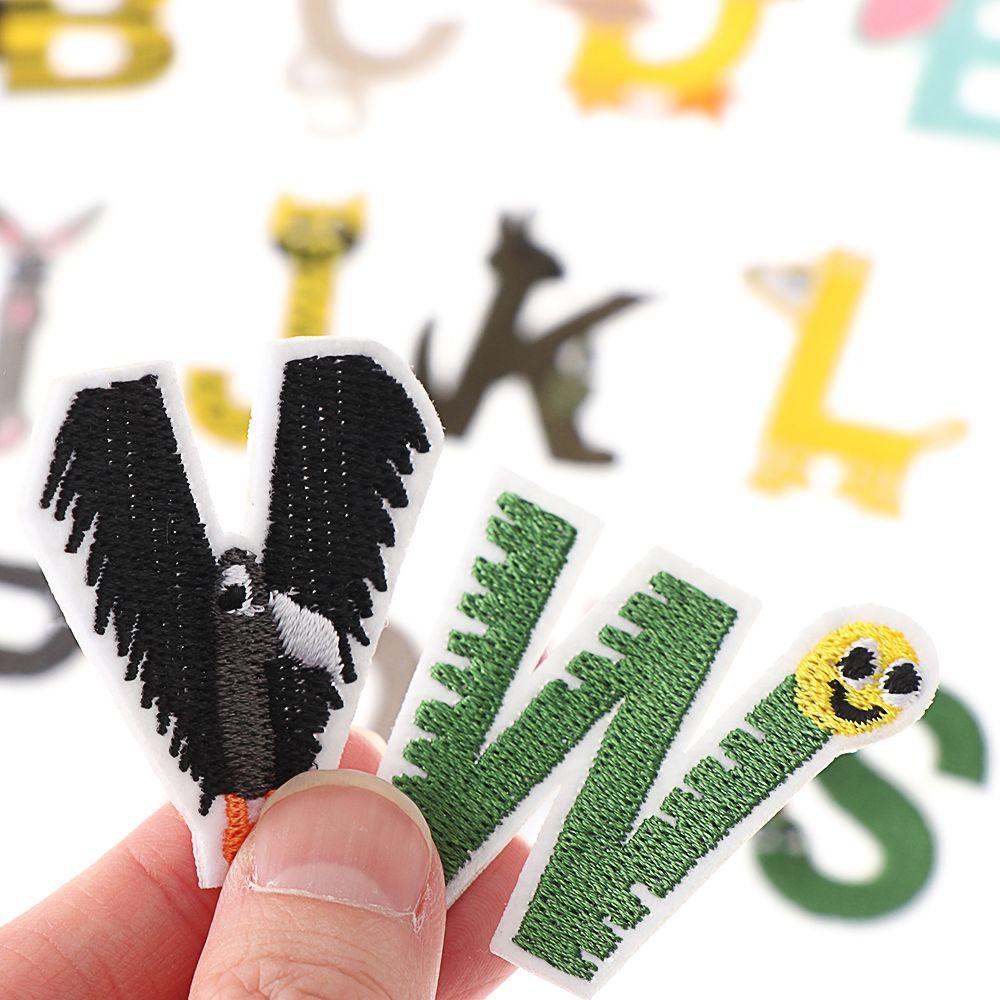 Bộ 26 Miếng Vá Quần Áo Hình Chữ Cái