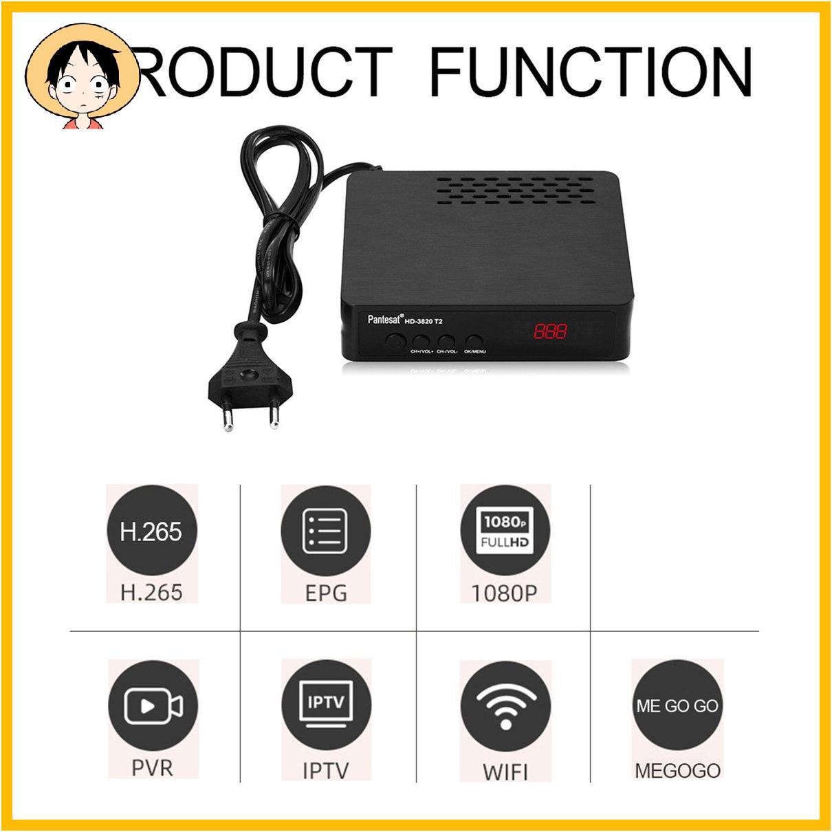 Bộ Tv Box Kỹ Thuật Số Mt2203 Dvb-T2 Av 2.4g Usb Wifi Chất Lượng Cao