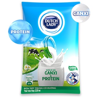 Sữa Bịch Có Đường CGHL- 180ml 48 bịch