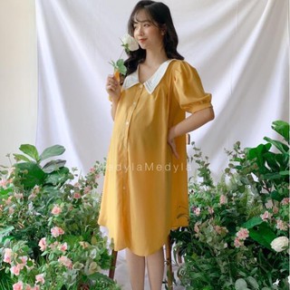 [ HÀNG THIẾT KẾ ] Váy bầu công sở trượt hàn thiết kế Medyla - VS265 -lo9