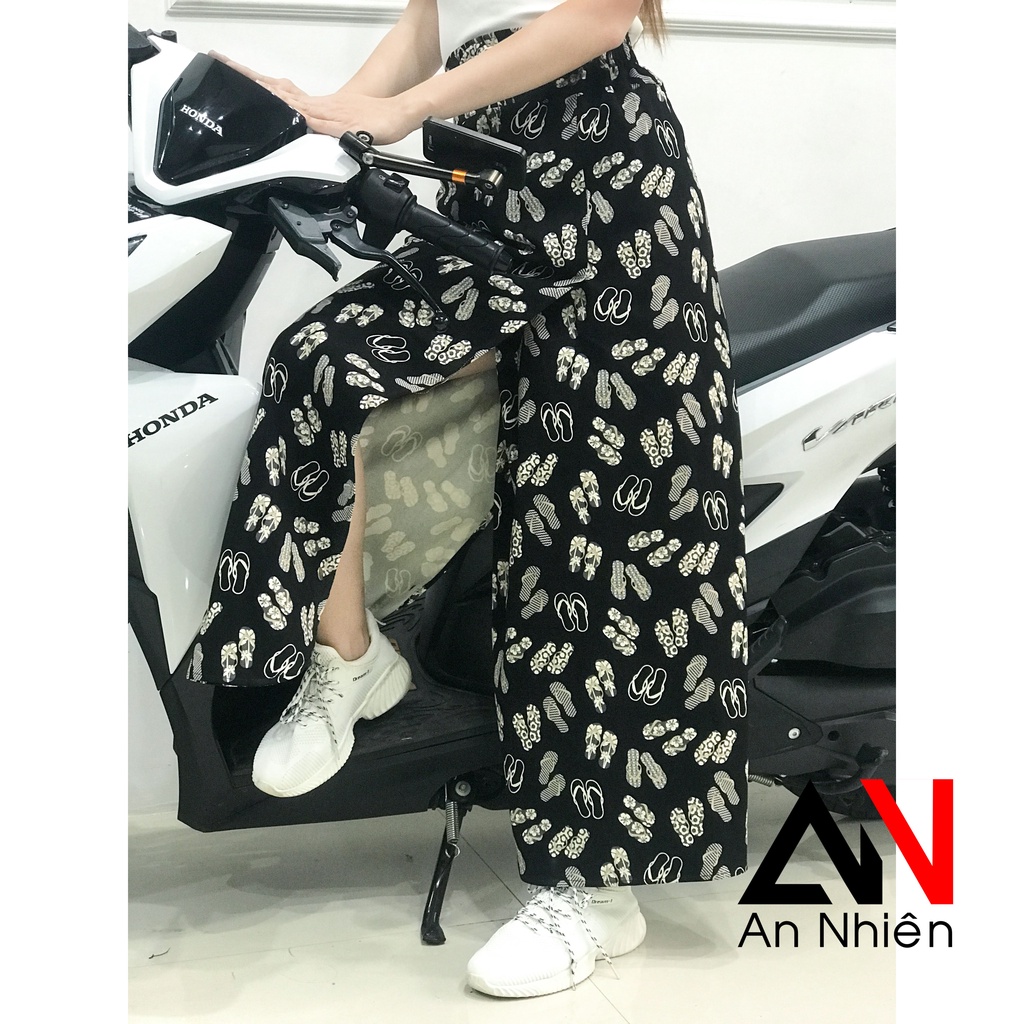 Váy chống nắng loại xẻ tà chất liệu mềm mại có túi tiện lợi xòe to dài cố định bằng miếng dán kết hợp nút bấm