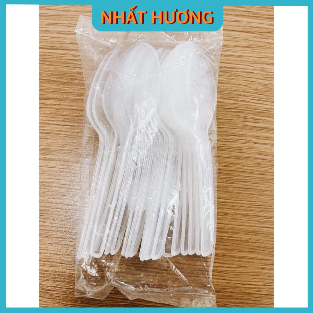 Muỗng Nhựa Hàng Không 20 Cái