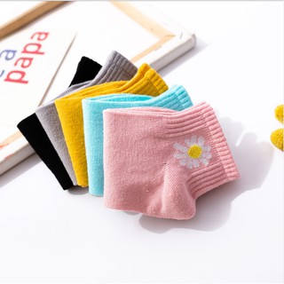 Tất Vớ Nữ Hoa Cúc Cổ Ngắn