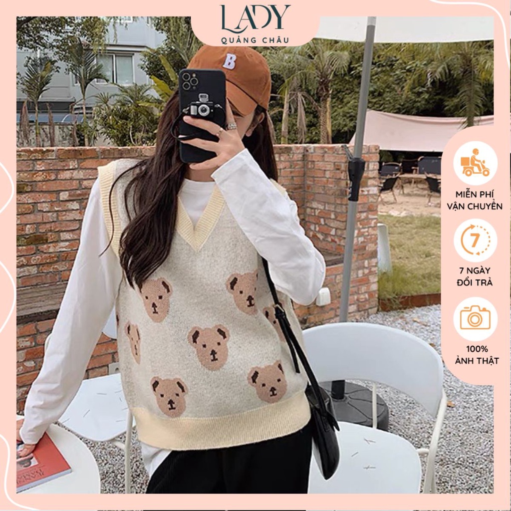 Gile len nữ cổ chữ V quảng châu form vừa phong cách ulzzang hàn quốc GL2 Ladyquangchau