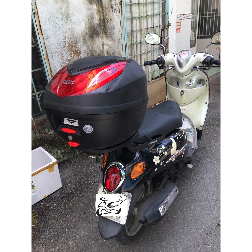Thùng xe Mio Classico mẫu E250N và baga chuẩn theo xe