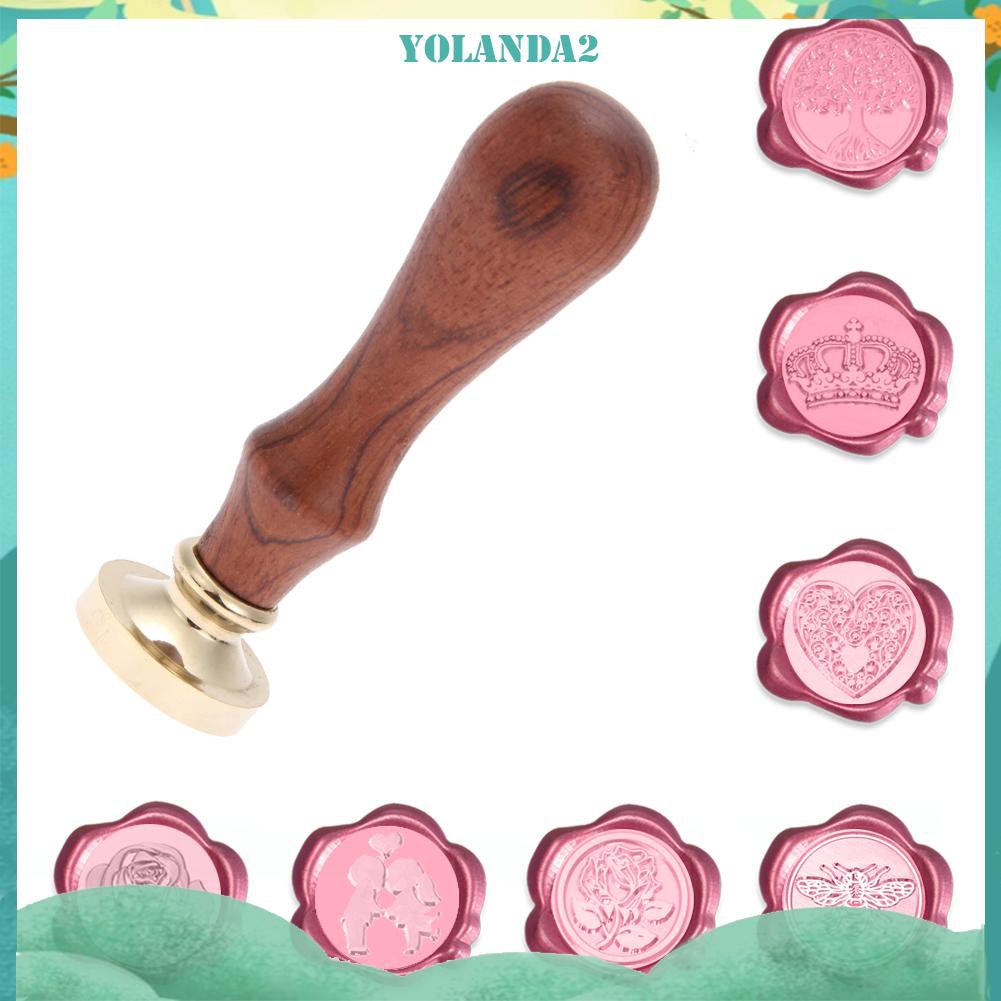 Đầu Con Dấu Bằng Đồng Mạ Vàng Kiểu Dáng Retro Độc Đáo