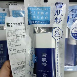 Kem chống nắng kose milk