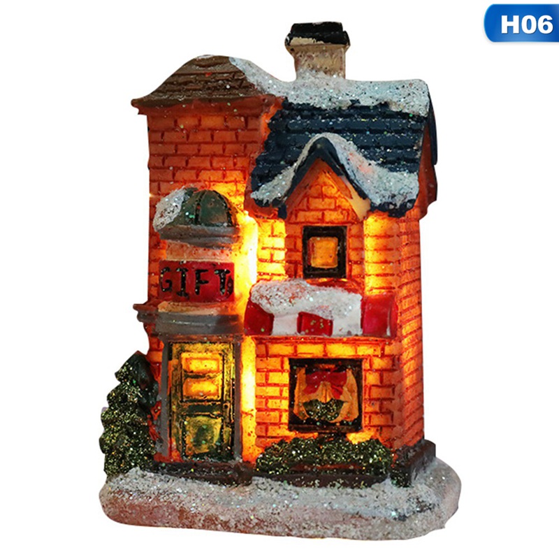 Tmdbyx Đèn Led Hình Ngôi Làng Độc Đáo Thích Hợp Trang Trí Trong Đêm Giáng Sinh
