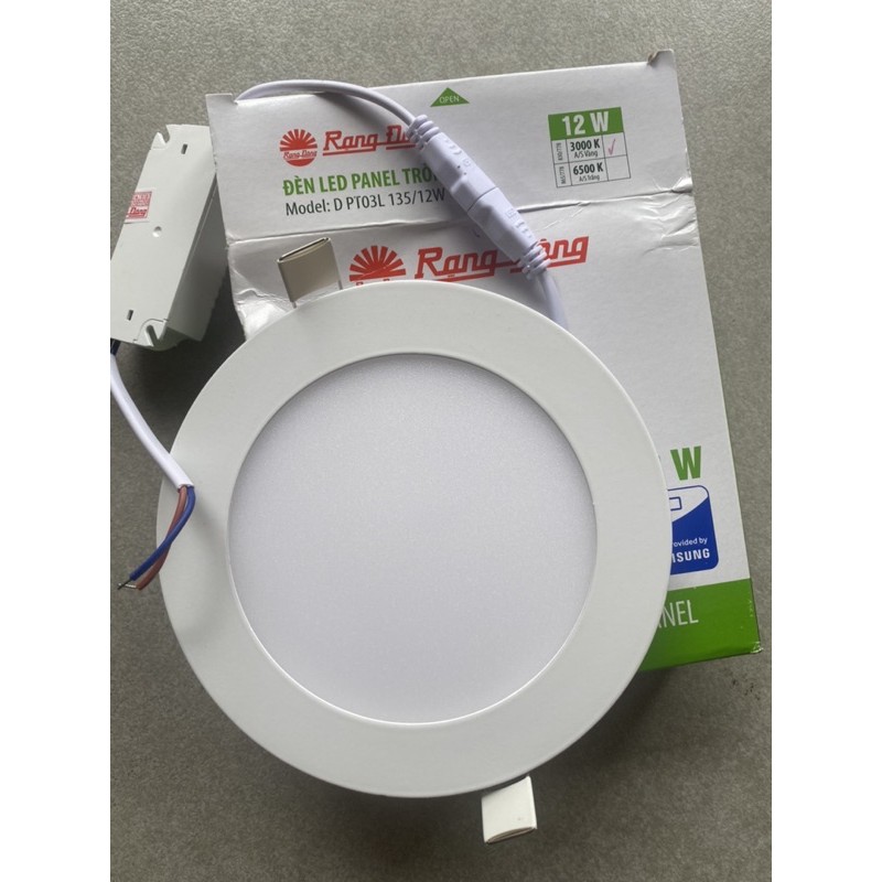 Đèn led âm trần siêu mỏng 12w rạng đông. ( panenl.pt04l)