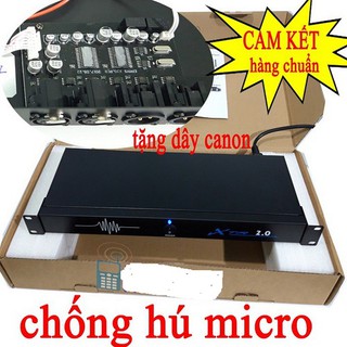 Hàng loại 1] chống hú micro không dây feedback xtr 2.0 + tặng dây canon - at.chu.feedxtr20