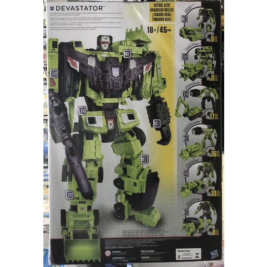 Đồ chơi mô hình xoay khớp 6in1 chính hãng Hasbro COMBINER WARS DEVASTATOR B0998