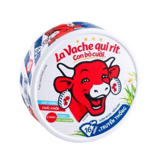 [Mã 77FMCGSALE1 giảm 10% đơn 250K] ( Mẫu Mới ) Phô mai con bò cười - 16 miếng